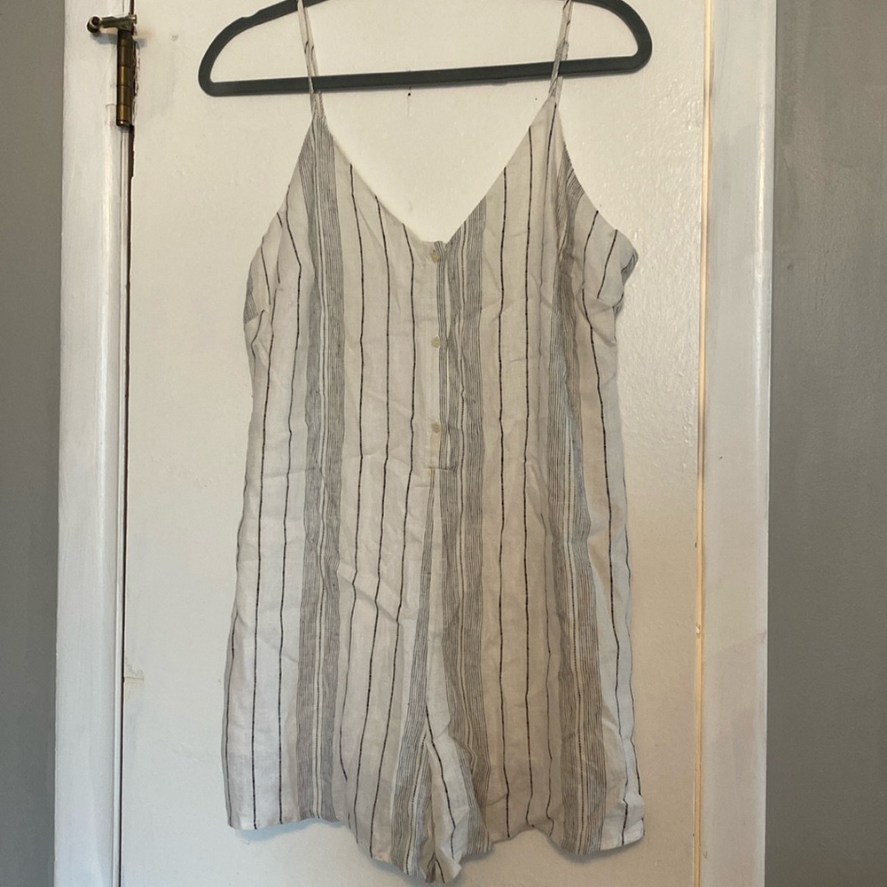 striped romper